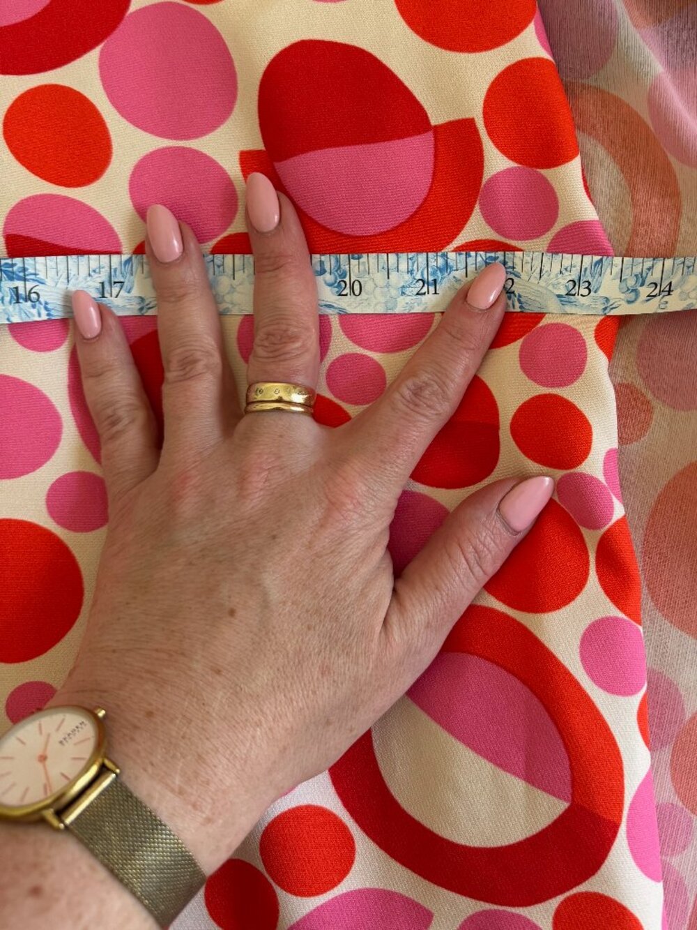 Frances Valentine Bree Polka Dot Cape Dress 1X - Picture 6 of 10